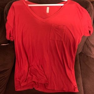 Flamingo urban shirt Large rust orange